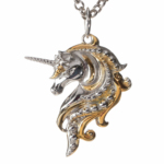 Luxury silver Unicorn pendant P-7828 - Image 2