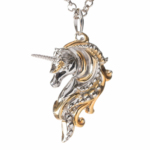 Luxury silver Unicorn pendant P-7828 - Image 7