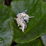 Luxury silver Unicorn pendant P-7828 - Image 5