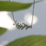 Silver necklace "Happy Mom" N-00240