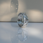 Stylish silver infinite ring R-5689 - Image 2