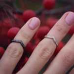 Silver midi-ring for phalanx R-00178