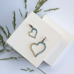 Small silver pendant "Heart for Ukraine" - Image 2