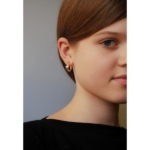 Серьги из желтого золота 585 пробы с бриллиантами ED-6277y — изображение 2