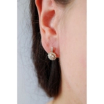 Серьги из розового золота 585 пробы с бриллиантами ED-6289-1 — изображение 2
