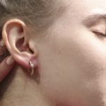 Серьги из жёлтого золота 585 пробы с бриллиантами ED-6642y — изображение 2