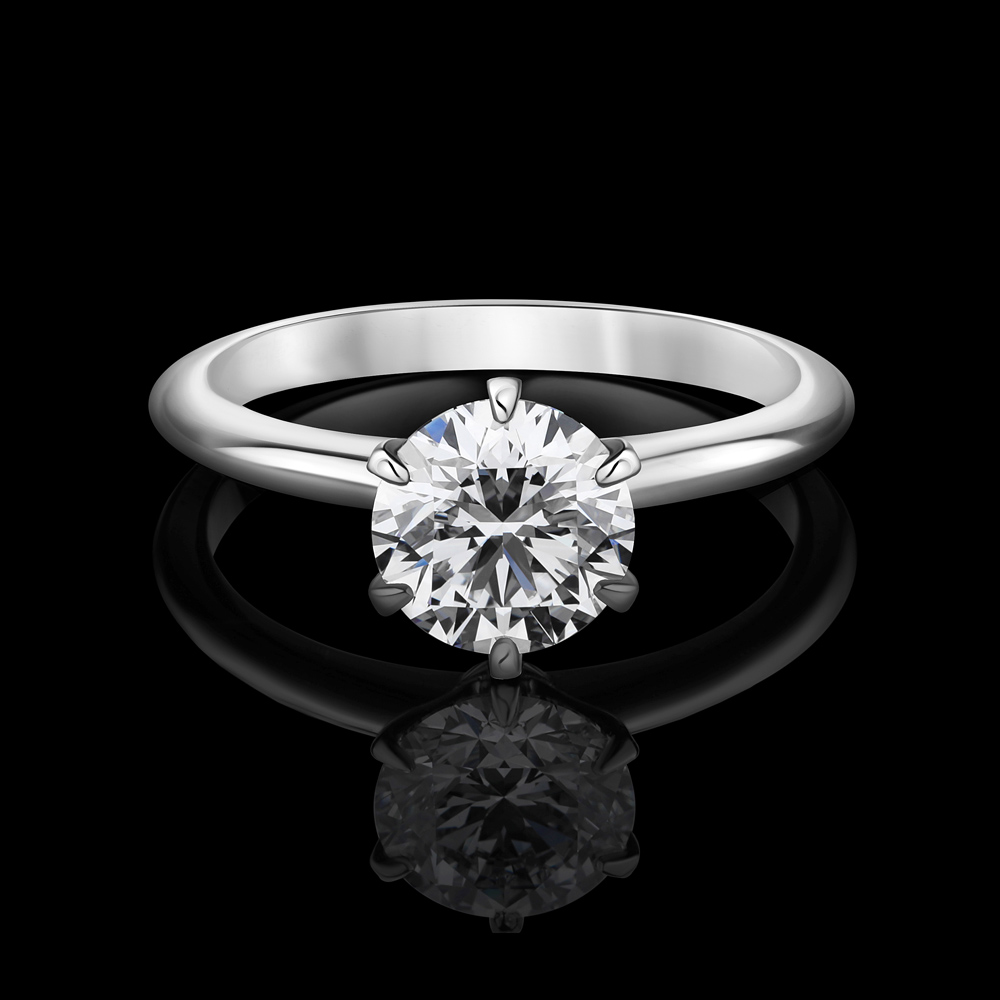 Помолвочное кольцо с лабораторным бриллиантом 1,20 карата "Eleanor" — изображение 6